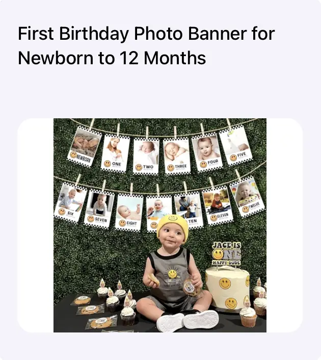 one happy dude party decor photo banner
